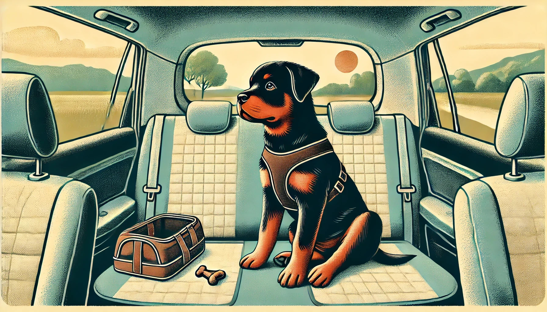 what-are-the-best-ways-to-calm-my-1-year-old-rottweiler-during-car-rides